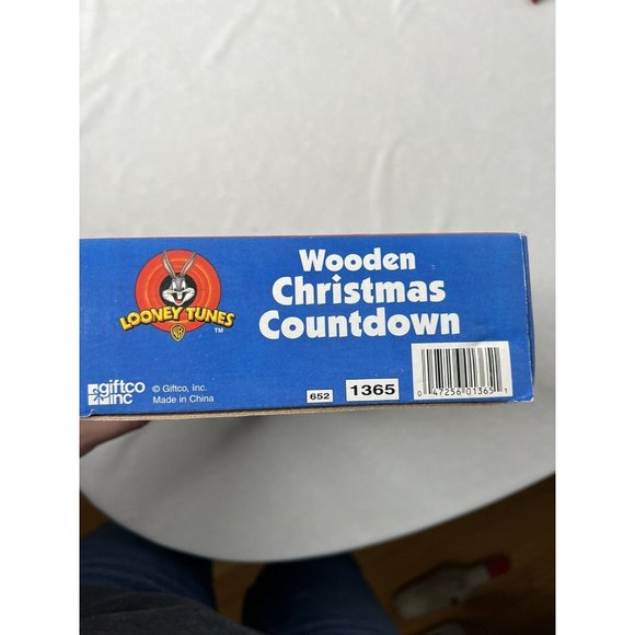 2001 Looney Tunes Tweety & Sylvester Wooden Christmas Countdown Advent Calendar - Picture 14 of 14